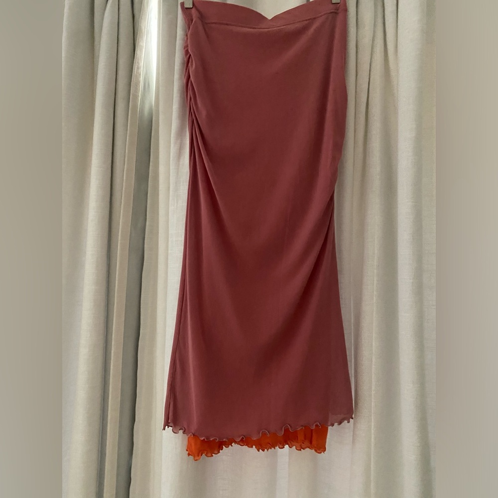 Intimately Free People top it off mesh half slip skirt